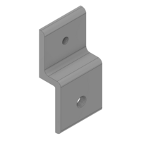 MODULAR SOLUTIONS PANEL CLAMP&lt;br&gt;WIRE MESH PANEL HOLDER SIZE 45 (PLATE ONLY)